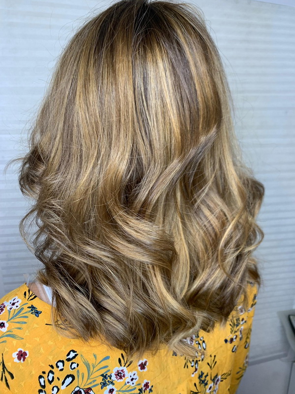 Balayage Caramell Braun